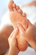 Massage des pieds — massage étoile